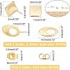 304 Stainless Steel Stud Earring Findings STAS-UN0007-94-2