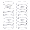 15Pcs Stainless Steel Adjustable Bangle Making BJEW-UN0001-64MS-1
