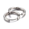 Tarnish Resistant 202 Stainless Steel Huggie Hoop Earrings X-EJEW-L205-02G-P-2