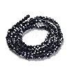 Electroplate Opaque Glass Beads Strands EGLA-A035-P3mm-A18-2