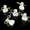 5Pcs Miniature Glass Vase Bottles with Polyester Cord AJEW-TAC00055-3