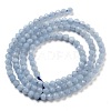 Natural Angelite Beads Strands G-G161-A05-05-3