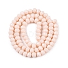 Opaque Solid Color Imitation Jade Glass Beads Strands EGLA-A044-P6mm-D05-3