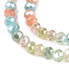 Electroplate Glass Beads Strands X-GLAA-T023-A16-07-3