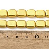 Electroplate Glass Beads Strands EGLA-H109-09H-4