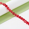 Transparent Glass Beads Strand GLAA-K057-01D-2