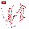 Plum Blossom Shape Appliques PATC-WH0007-11E-2