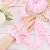 Polyester Lace Trim OCOR-WH0047-91B-3