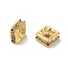 Brass Grade A Rhinestone Spacer Beads RSB071NF-01G-1