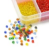 100G 10 Colors 8/0 Glass Seed Beads SEED-YW0002-40-2