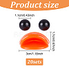 GOMAKERER 20Pcs Plastic Doll Duck Craft Mouth & 40Pcs Craft Eyes Cabochons FIND-GO0001-17-2