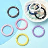 10Pcs Spray Painted Alloy Spring Gate Rings FIND-YW0001-62-6