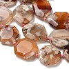 Natural Cherry Blossom Agate Beads Strands GG-CBAD7AB-04-4