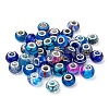 80Pcs 20 Style Rondelle European Beads Set for DIY Jewelry Making Finding Kit DIY-LS0004-14-4