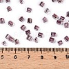 6/0 Transparent Inside Colours Glass Seed Beads SEED-N006-003M-4