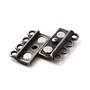 304 Stainless Steel Multi-Strands Magnetic Slide Clasps STAS-P325-05B-2