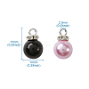 Plastic Imitation Pearl Pendants KY-TA0001-09P-9