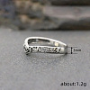 Hollow Out V-Shaped Heart Pattern Brass Finger Rings FS-WGACF43-03-4