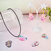 90Pcs 9 Colors Handmade Polymer Clay Pendants CLAY-TA0001-22-7