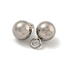 Non-Tarnish 201 Stainless Steel Charms STAS-O004-09C-P-2