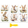 3 Sheets 3 Styles PVC Waterproof Decorative Stickers DIY-WH0404-619-1