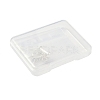 925 Sterling Silver Slide Lock Clasps HJEW-PH02087-7
