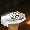 Handmade Lampwork Cuff Open Rings WG41426-01-2
