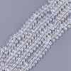Electroplate Glass Beads Strands EGLA-T017-01A-1