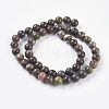 Natural Gemstone Beads Strands G-D062-8mm-1-2