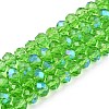 Electroplate Glass Beads Strands EGLA-A044-T6mm-L11-1