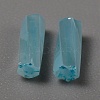Opaque Colours Glass Twist Bugle Beads GLAA-WH0039-08H-2