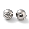 Non-Tarnish 304 Stainless Steel Beads Hand Polished STAS-M057-22P-2