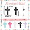 30Pcs 5 Colors Opaque Acrylic Pendants OACR-SC0001-35-2