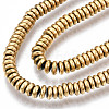Electroplate Non-magnetic Synthetic Hematite Beads Strands G-T114-88A-G-3