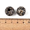 Natural Dalmatian Jasper European Beads G-Q602-09C-08-3