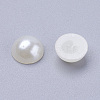 Half Round Domed Imitated Pearl Acrylic Cabochons OACR-H001-7-2