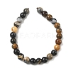 Dyed Natural Malaysia Jade Beads Strands G-G021-02B-25-4