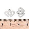 Non-Tarnish 316 Stainless Steel Charms STAS-C096-12H-P-3