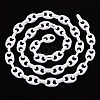 Handmade Opaque Acrylic Coffee Bean Chains LS-CHAC-ZX0001-01K-2