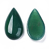 Natural Green Onyx Agate Cabochons G-N326-72I-2