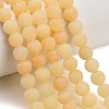 Natural Yellow Calcite Beads Strands GG-CBAA3AB-01-8mm-1
