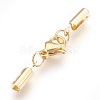 304 Stainless Steel Lobster Claw Clasps X-STAS-P207-07G-D-1