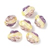 Two Tone Transparent Acrylic Beads OACR-D304-01H-1