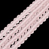 Transparent Glass Beads Strands EGLA-A034-T8mm-MD22-2