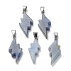 Natural & Synthetic Mixed Gemstone Pendants G-C057-01P-2