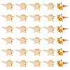 SUPERFINDINGS 30Pcs Star Alloy Brooches AJEW-FH0004-31A-1