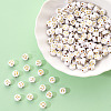 Opaque White Acrylic Beads MACR-YW0001-21B-6