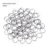 100Pcs 304 Stainless Steel Open Jump Rings STAS-YW0004-1.0x9-P-1