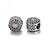 Hollow 925 Sterling Silver European Beads OPDL-L017-060TAS-2
