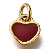 Enamel Brass Charms KK-G364-17G-03-1